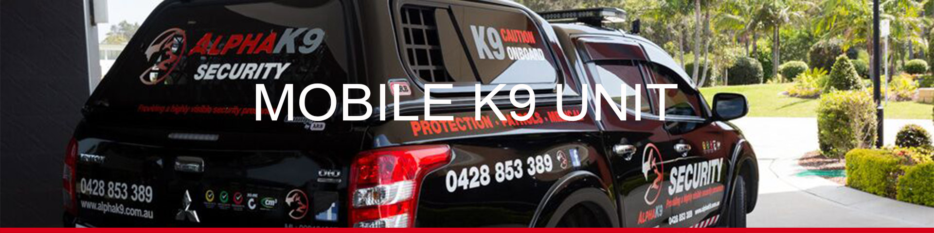 mobile k9 unit